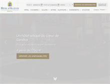Tablet Screenshot of hoteldalleves.ch